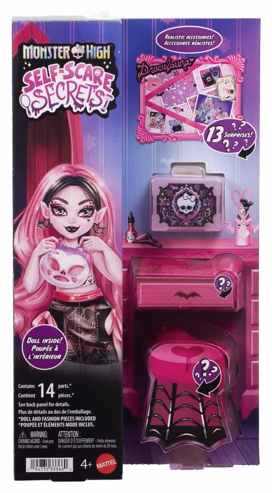 Monster High Self-Scare Secrets Doll Draculaura