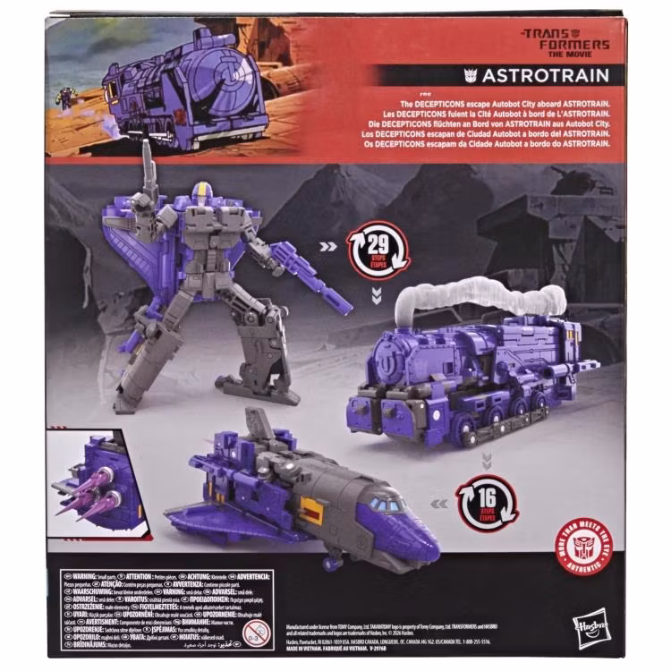 The Transformers: The Movie Studio Series 86 Leader Class Astrotrain Action Figure
