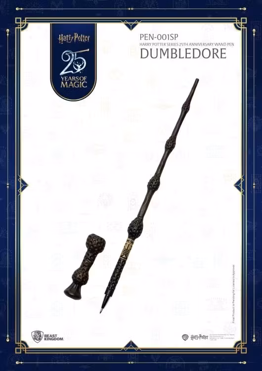 Harry Potter 25th Anniversary Box of 6 Random Wand Pens