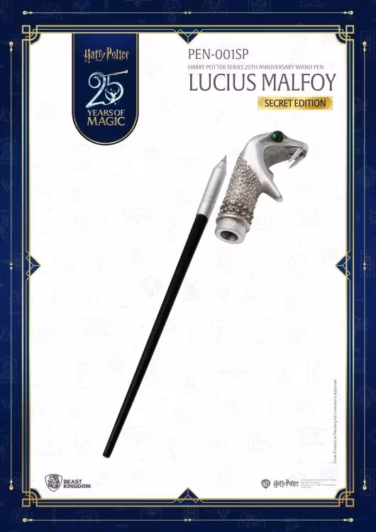 Harry Potter 25th Anniversary Box of 6 Random Wand Pens