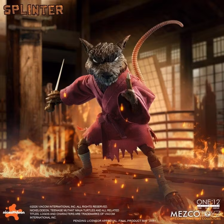 Teenage Mutant Ninja Turtles One:12 Collective Splinter Action Figure