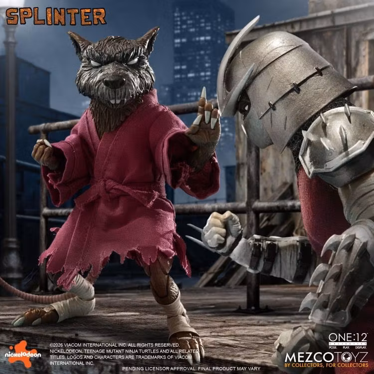 Teenage Mutant Ninja Turtles One:12 Collective Splinter Action Figure