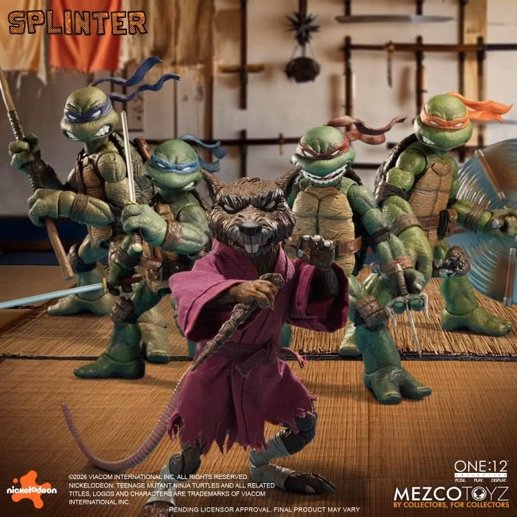 Teenage Mutant Ninja Turtles One:12 Collective Splinter Action Figure