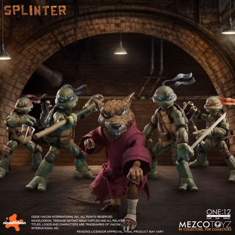 Teenage Mutant Ninja Turtles One:12 Collective Splinter Action Figure