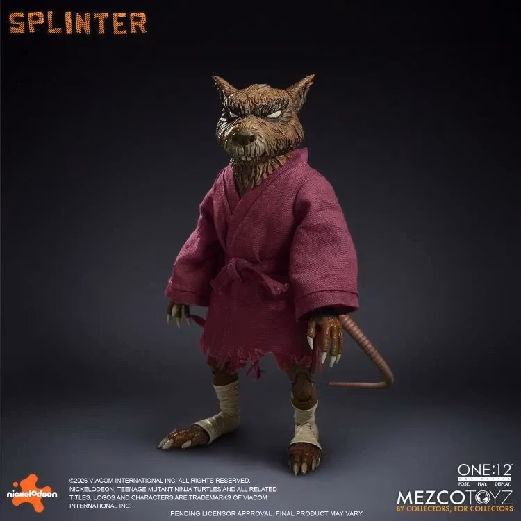 Teenage Mutant Ninja Turtles One:12 Collective Splinter Action Figure