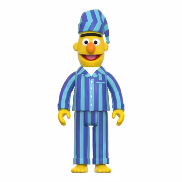 Sesame Street ReAction Bert in PJs Action Figure