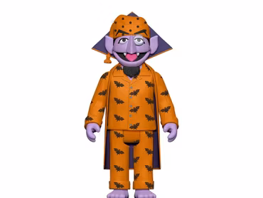 Sesame Street ReAction Count in PJs Action Figure