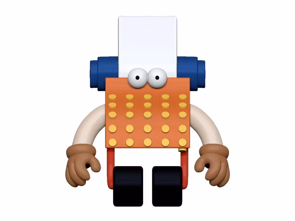 Sesame Street ReAction Typewriter Guy Action Figure