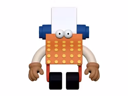 Sesame Street ReAction Typewriter Guy Action Figure