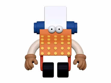 Sesame Street ReAction Typewriter Guy Action Figure