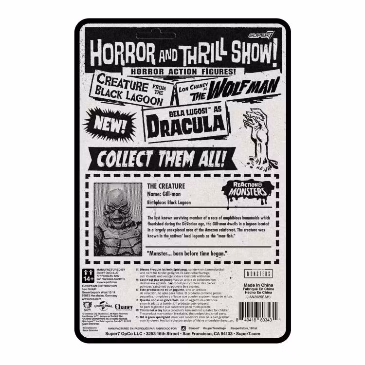 Universal Monsters ReAction+ Creature from the Black Lagoon Action Figure