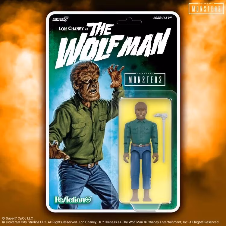 Universal Monsters ReAction+ The Wolf Man Action Figure