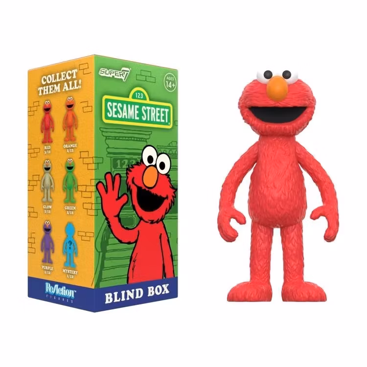 Sesame Street ReAction Blind Box Wave 4 Box of 12 Random Figures