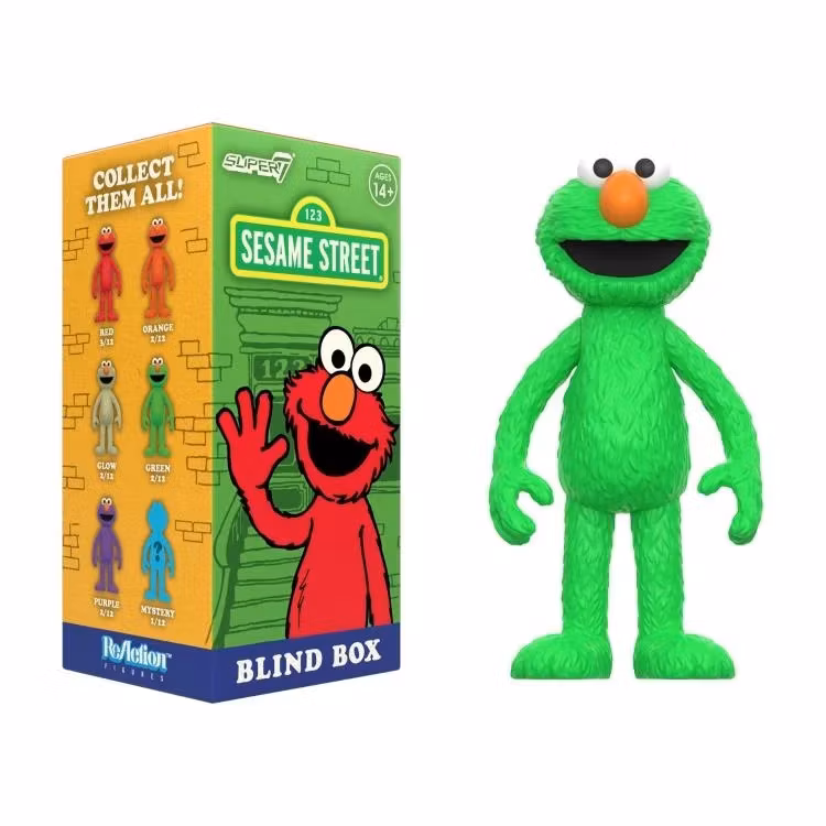 Sesame Street ReAction Blind Box Wave 4 Box of 12 Random Figures