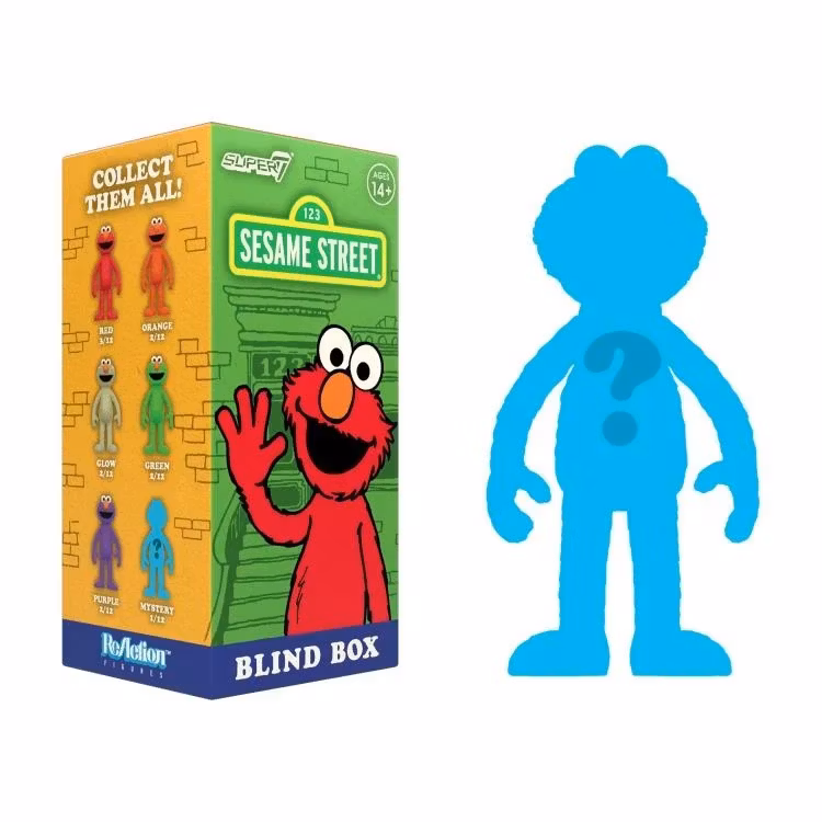 Sesame Street ReAction Blind Box Wave 4 Box of 12 Random Figures