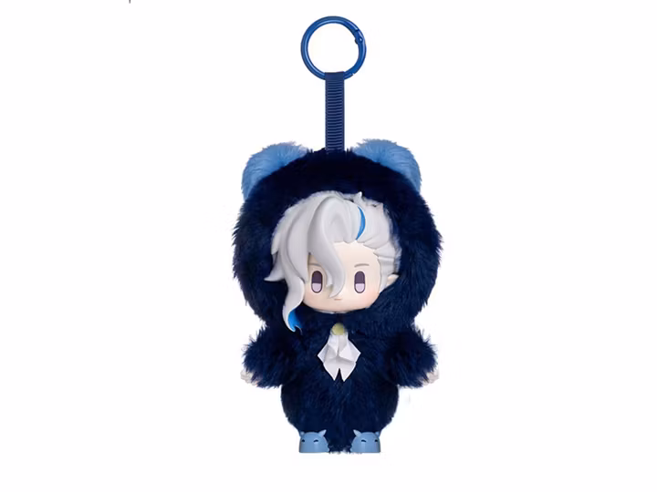 Genshin Impact Winter Nesting Series Vinyl Plush Keychain Neuvillette