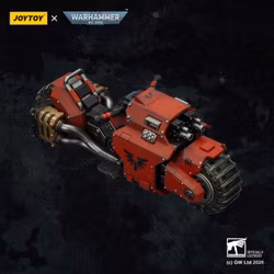 Warhammer 40,000 Blood Angels Raider-pattern Combat Bike with Twin-linked Bolt Rifles 1/18 Scale Vehicle