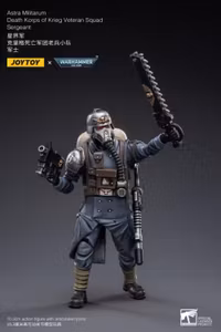 Warhammer 40K Death Korps of Krieg Veteran Squad Guardsman Squad Sergeant 1/18 Scale Action Figure