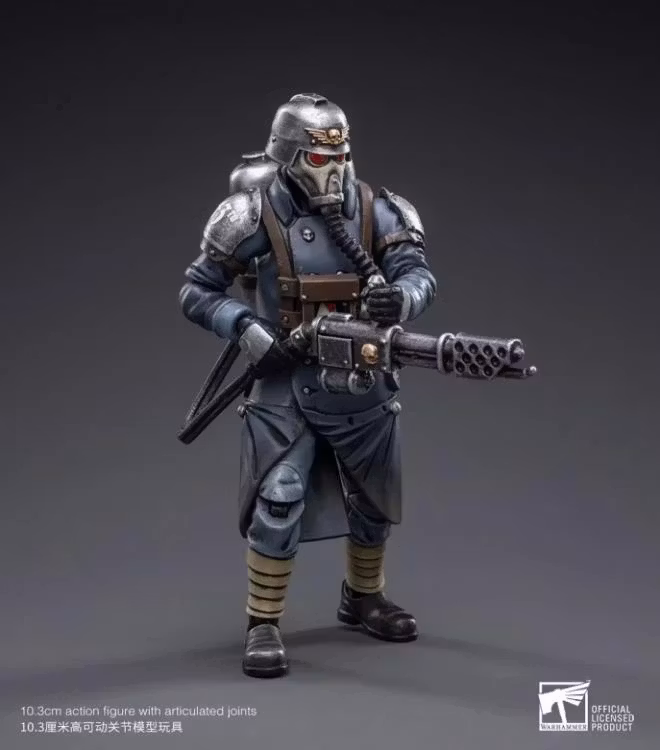 Warhammer 40,000 Death Korps of Krieg Veteran Squad Guardsman with Flamer 1/18 Scale Action Figure