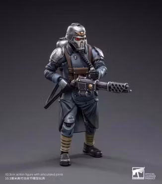 Warhammer 40,000 Death Korps of Krieg Veteran Squad Guardsman with Flamer 1/18 Scale Action Figure