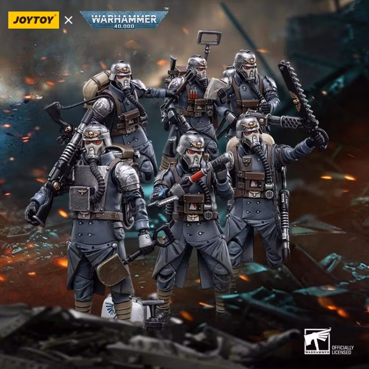 Warhammer 40,000 Death Korps of Krieg Veteran Squad Guardsman Medic 1/18 Scale Action Figure