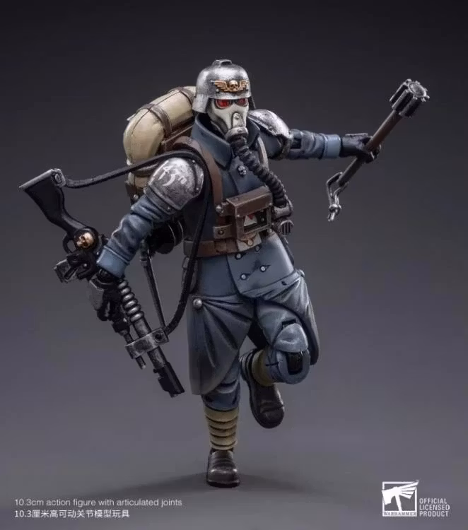 Warhammer 40K Death Korps of Krieg Veteran Squad Guardsman 1/18 Scale Action Figure
