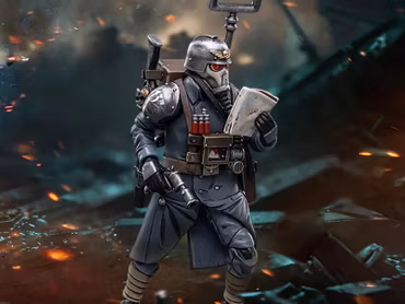 Warhammer 40,000 Death Korps of Krieg Veteran Squad Guardsman Communication Specialist 1/18 Scale Action Figure