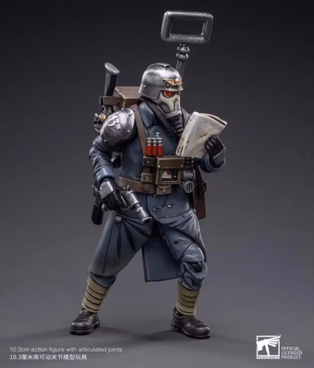 Warhammer 40,000 Death Korps of Krieg Veteran Squad Guardsman Communication Specialist 1/18 Scale Action Figure