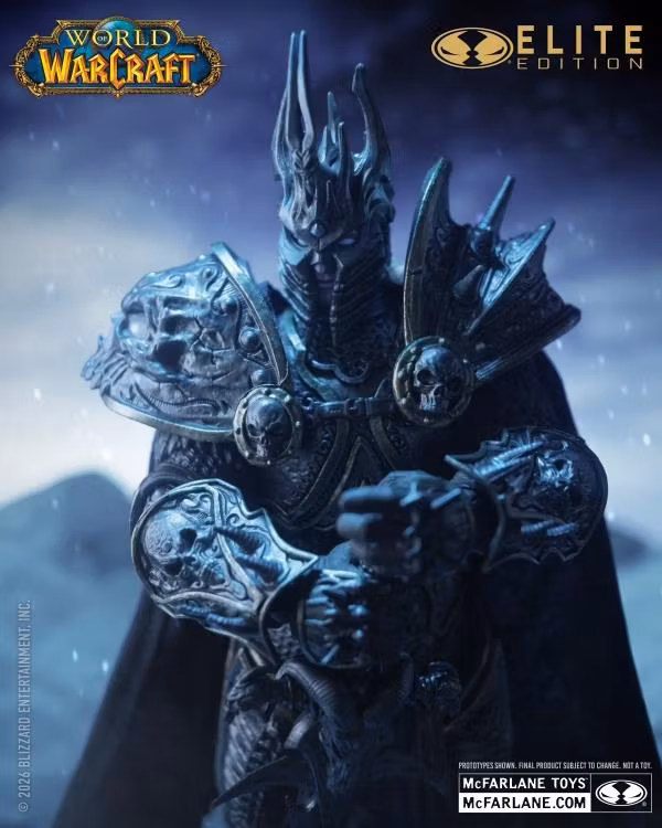 World of Warcraft McFarlane Elite Edition #9 The Lich King Deluxe Action Figure