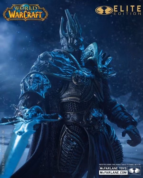 World of Warcraft McFarlane Elite Edition #9 The Lich King Deluxe Action Figure