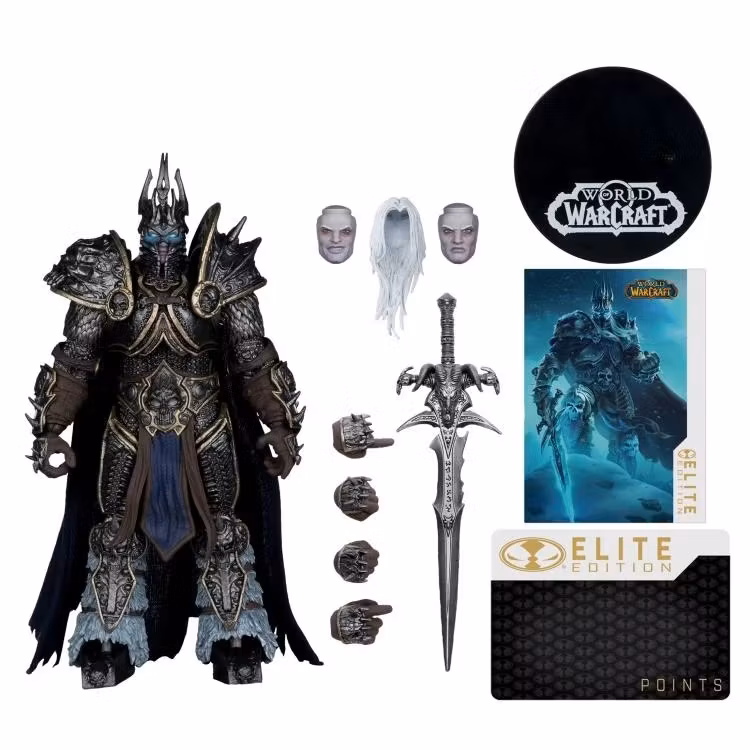 World of Warcraft McFarlane Elite Edition #9 The Lich King Deluxe Action Figure