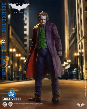 The Dark Knight DC Multiverse The Joker (Deluxe Theatrical Edition) Action Figure