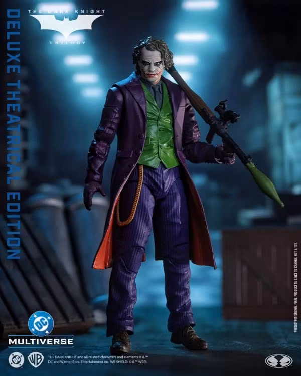 The Dark Knight DC Multiverse The Joker (Deluxe Theatrical Edition) Action Figure