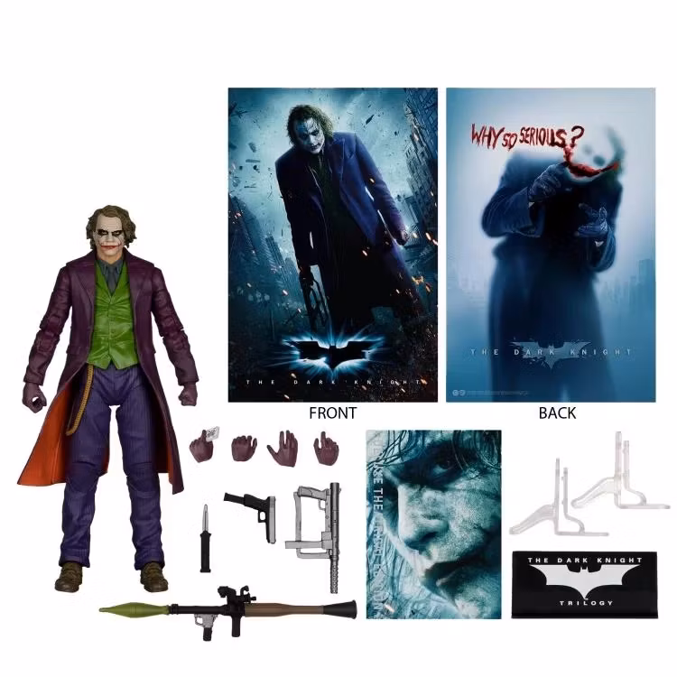 The Dark Knight DC Multiverse The Joker (Deluxe Theatrical Edition) Action Figure