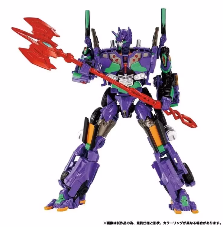 Transformers X Evangelion Synergenex Series Evangelion Prime Unit-01 Action Figure