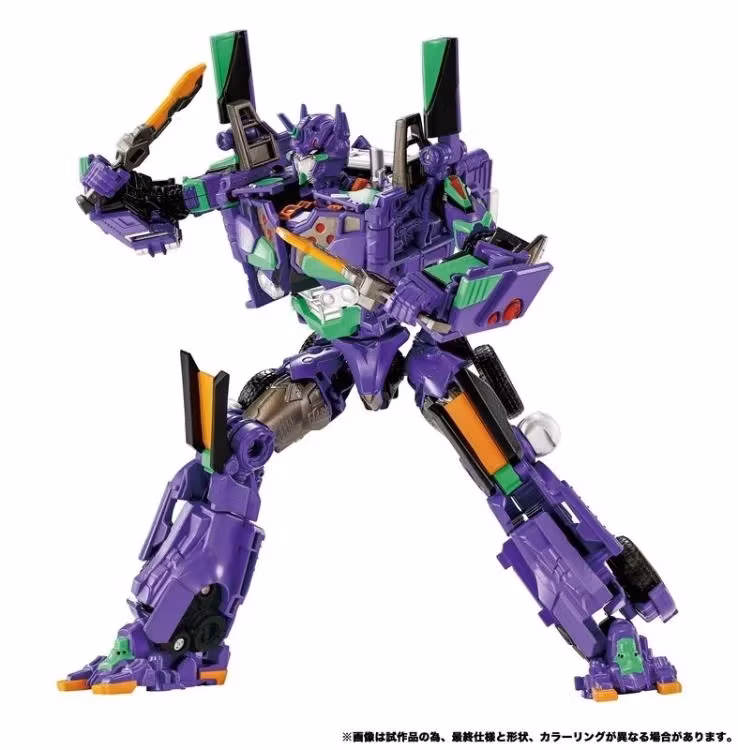Transformers X Evangelion Synergenex Series Evangelion Prime Unit-01 Action Figure