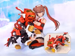 Zoids x Metamor Verse MV-01A Ao Kiriyama & Blade Liger (Dress Code #Scarlet) 1/10 Scale Model Kit