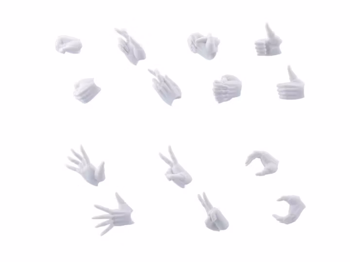 Megalomaria Unlimited Universe Ex Hand Unit Female Type A White Ver.