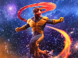 The Infinity Gauntlet Battle Diorama Series Cyclops 1/10 Deluxe Art Scale Limited Edition Statue