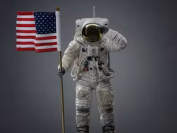 NASA Apollo 11 Astronaut 1/4 Scale Legacy Replica Statue