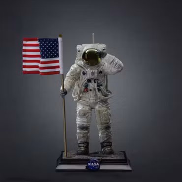 NASA Apollo 11 Astronaut 1/4 Scale Legacy Replica Statue