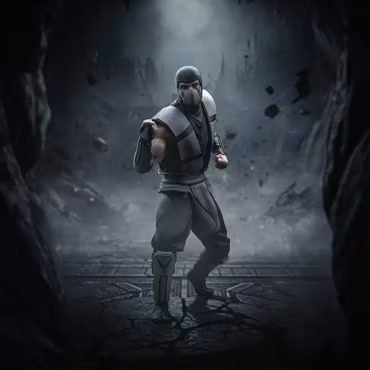 Mortal Kombat Klassic Smoke 1/10 Art Scale BBTS Exclusive Limited Edition Statue