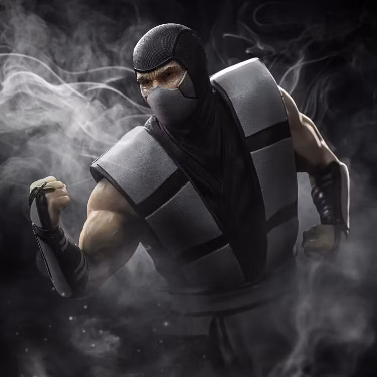 Mortal Kombat Klassic Smoke 1/10 Art Scale BBTS Exclusive Limited Edition Statue