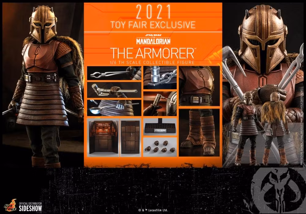 The Mandalorian TMS044 The Armorer 1/6th Scale 2021 Toy Fair Exclusive Collectible Figure