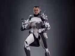 Star Wars: The Clone Wars TMS141 Clone Commander Wolffe 1/6th Scale Collectible Figure