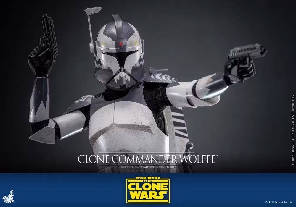 Star Wars: The Clone Wars TMS141 Clone Commander Wolffe 1/6th Scale Collectible Figure