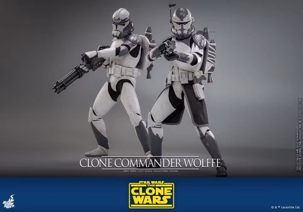 Star Wars: The Clone Wars TMS141 Clone Commander Wolffe 1/6th Scale Collectible Figure