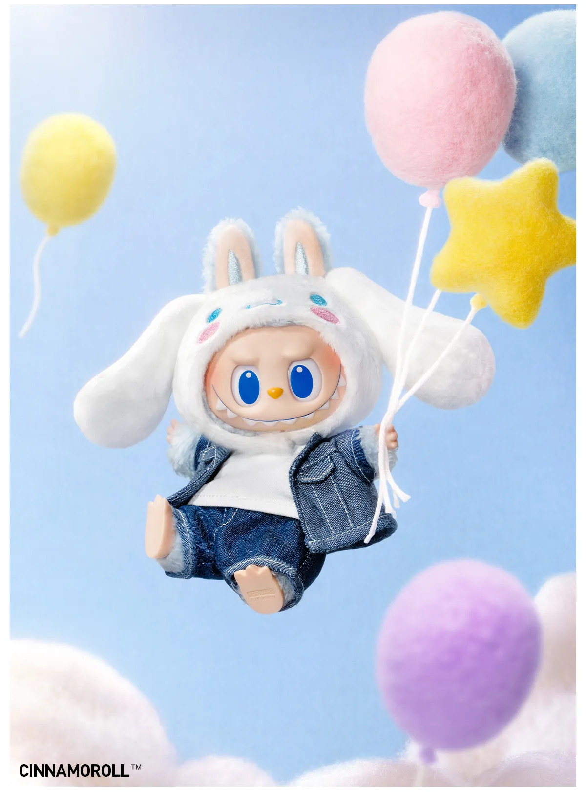 THE MONSTERS × Hello Kitty and Friends Series-Vinyl Plush Pendant Blind Box (6)