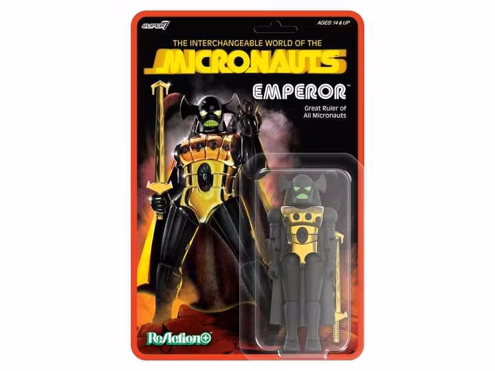 Micronauts ReAction+ Wave 03 Emperor Action Figure
