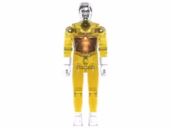 Micronauts ReAction+ Wave 03 Time Traveler (Translucent Yellow) Action Figure